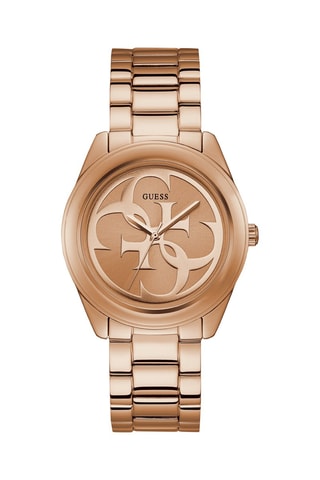 Stalen Quartz Horloge  Roségoudkleurig