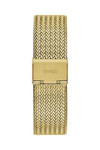 Stalen Quartz Horloge Goudkleurig