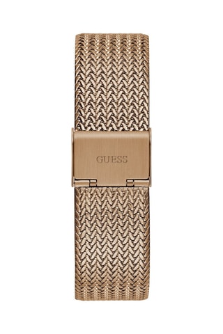 Stalen Quartz Horloge Roségoudkleurig