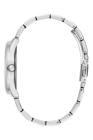 Stalen Quartz Horloge G Mix - Zilverkleurig