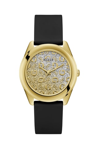 Siliconen Quartz Horloge - Zwart en Goudkleurig