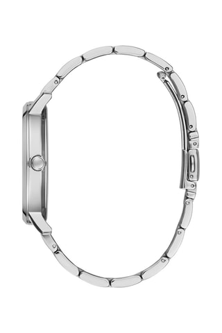 Stalen Quartz Horloge Zilverkleurig