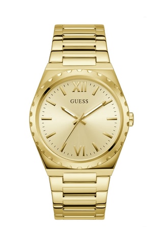 Montre à quartz en acier - Doré