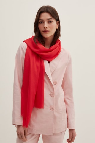 Écharpe em viscose de bambu - Rosa-escuro