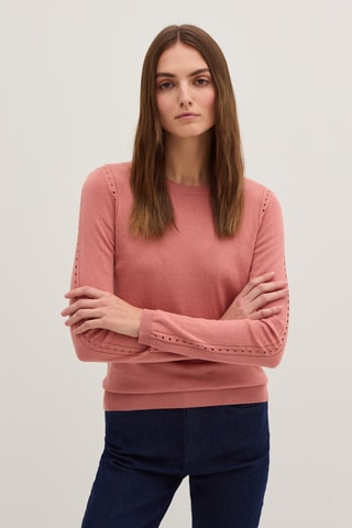 Camisola em seda - Rosa