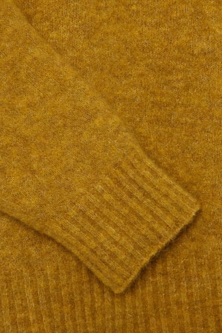 Camisola em lã mohair - Mostarda