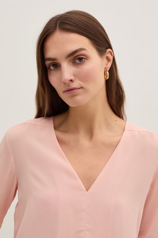 Blusa de seda - Rosa