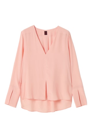 Blusa de seda - Rosa
