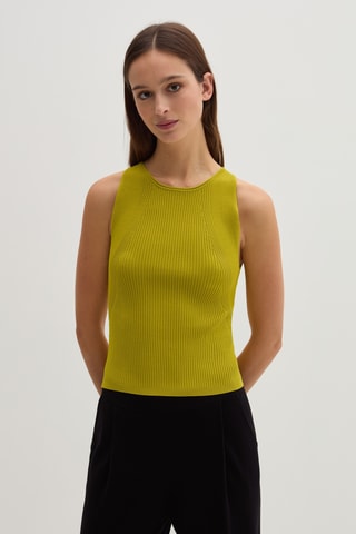 Camisola de alças - Mostarda