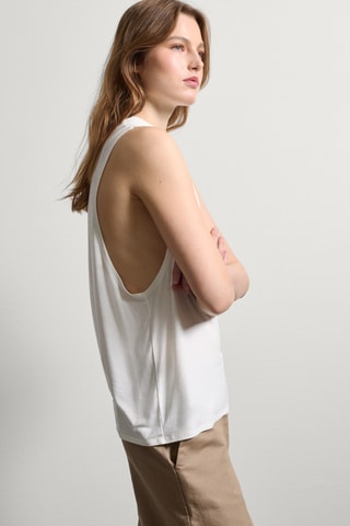 Camisola de alças - Branco