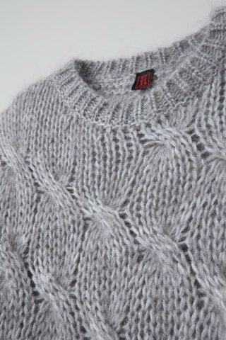 Camisola em alpaca - Cinzento