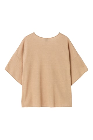 Camisola em linho - Bege