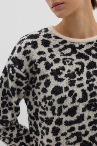 Camisola em alpaca e lã - Cru