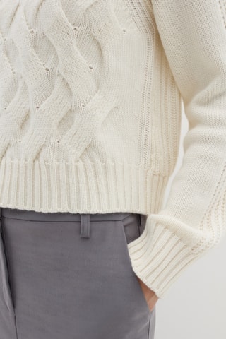 Camisola de lã - Marfim