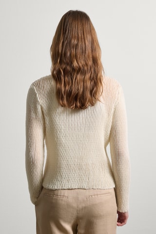 Casaco de malha - Cru