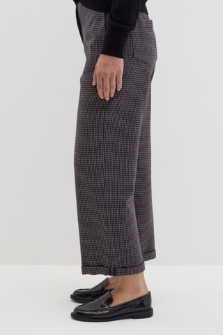 Calças de lã - Cinzento