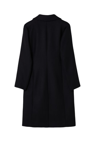 Sobretudo de lã - Preto