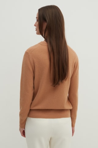 Camisola em caxemira - Camel