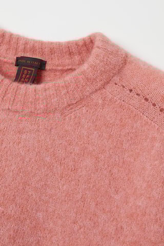 Camisola em alpaca - Rosa