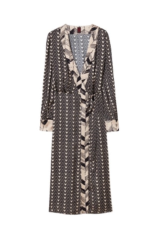 Vestido traçado - Preto