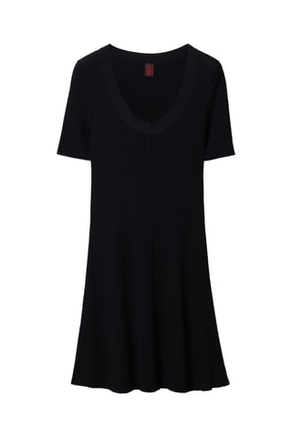 Vestido direito - Preto