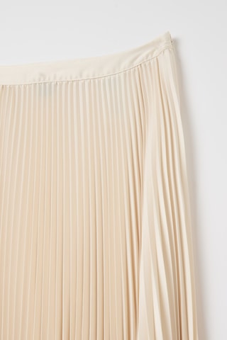 Saia plissada - Marfim