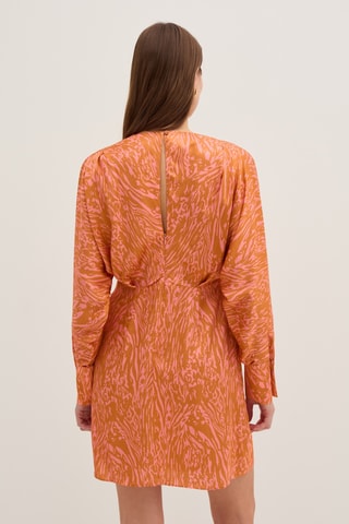 Vestido estilo patinadora - Laranja