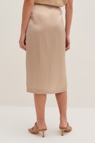 Saia direita - Bege