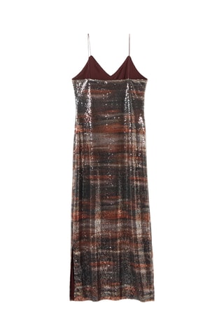 Vestido comprido - Castanho