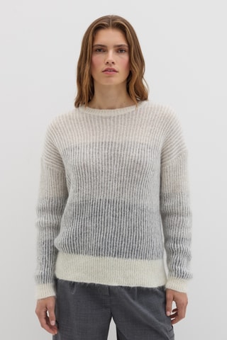 Camisola em lã mohair - Cinzento