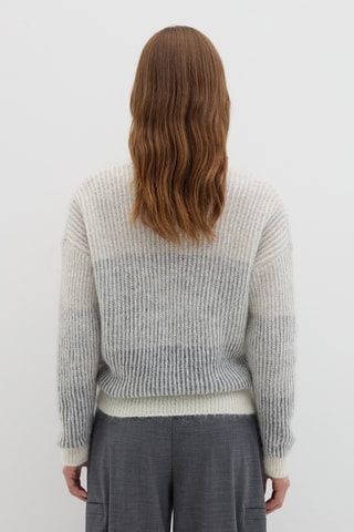 Camisola em lã mohair - Cinzento