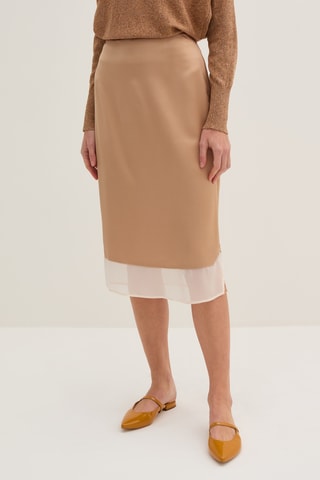 Saia direita - Bege