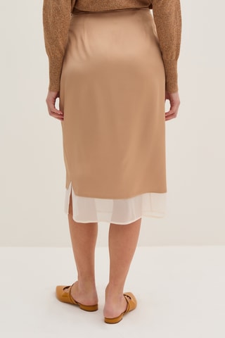 Saia direita - Bege