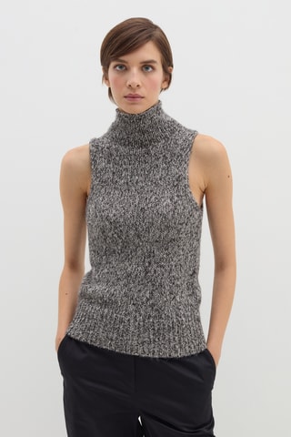 Camisola sem mangas - Cinzento