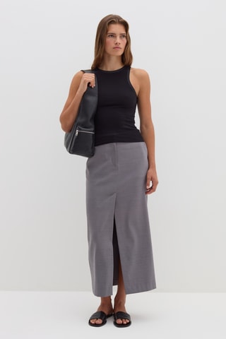 Saia comprida - Cinzento