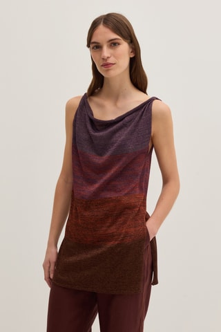 Top - Castanho mesclado