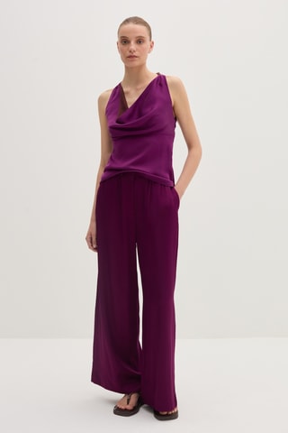 Top em seda - Violeta