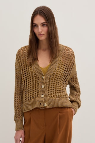 Casaco de malha - Castanho