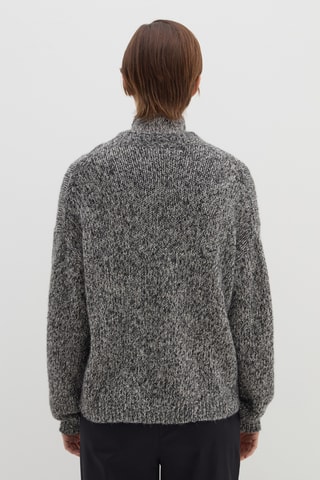 Casaco de malha - Cinzento mesclado