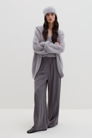 Gorro em caxemira - Cinzento-claro