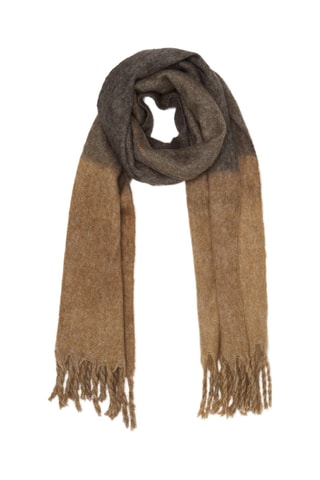 Écharpe de lã - Castanho