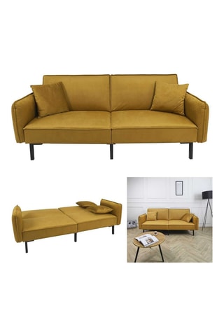 Canapé convertible Giulia - 
Jaune