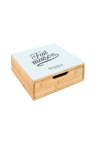 Tiroir à capsule en bois - Naturel