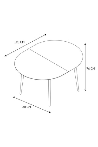 Mesa extensível Imitação madeira e preto