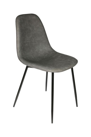 2 chaises - Gris et noir