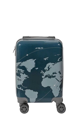 Valise cabine Monde  - Gris