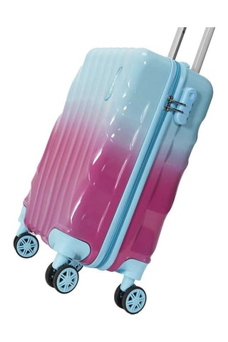 Valise cabine - Rose et bleu