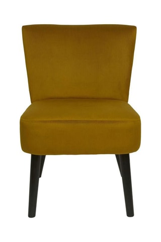 Fauteuil crapaud Giulia - Jaune et noir