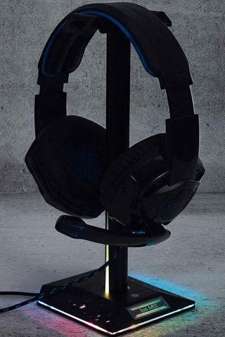 Porte-casque audio LED - Noir