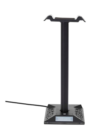 Porte-casque audio LED - Noir